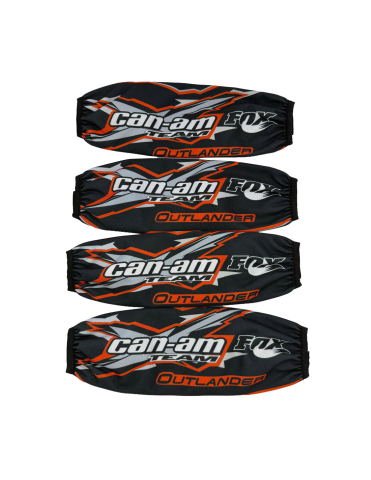 ACCESORII ATV - SET PROTECTII AMORTIZOR ATV CAN-AM OUTLANDER FOX ROSU