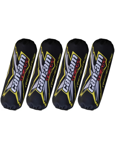 ACCESORII ATV - SET PROTECTII AMORTIZOR ATV CAN-AM RENEGADE YELLOW+BLACK