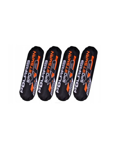 ACCESORII ATV - SET PROTECTII AMORTIZOR ATV POLARIS SPORTSMAN 1000XP BLACK+RED