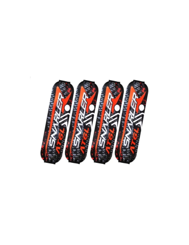 ACCESORII ATV - SET PROTECTII AMORTIZOR ATV SEGWAY SNARLER 600 BLACK+ORANGE