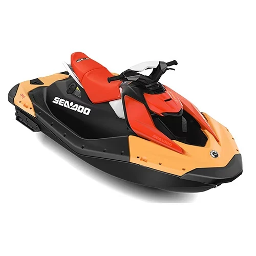 SKIJET - SKIJET Sea-Doo Spark 2UP 60 Base Sunrise Orange / Dragon Red