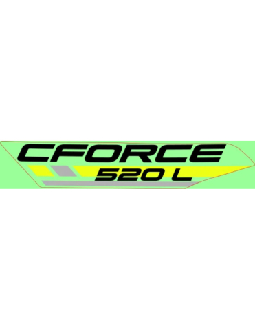 PIESE - STICKER APARATOARE REZERVOR STANGA CFMOTO CFORCE 520L - CULOARE 1
