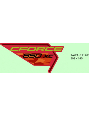 PIESE - STICKER FILTRU AER STANGA CFMOTO CFORCE 850