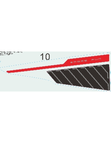 PIESE - STICKER PANOU RADIATOR DREAPTA 2 CFMOTO 450SR