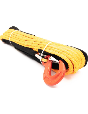 TROLII ATV UTV - SUFA SINTETICA 8 mm x 28 m cu CARLIG ORANGE - SSV