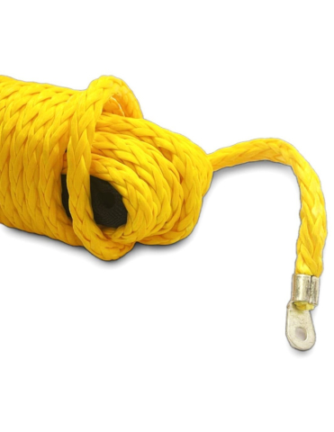 SUFA SINTETICA TROLIU ATV 6MM / 15M - GALBEN / YELLOW [3]