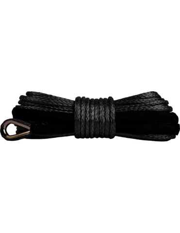 ACCESORII - SUFA SINTETICA TROLIU ATV 6MM x 15M - NEGRU - THE BEAST