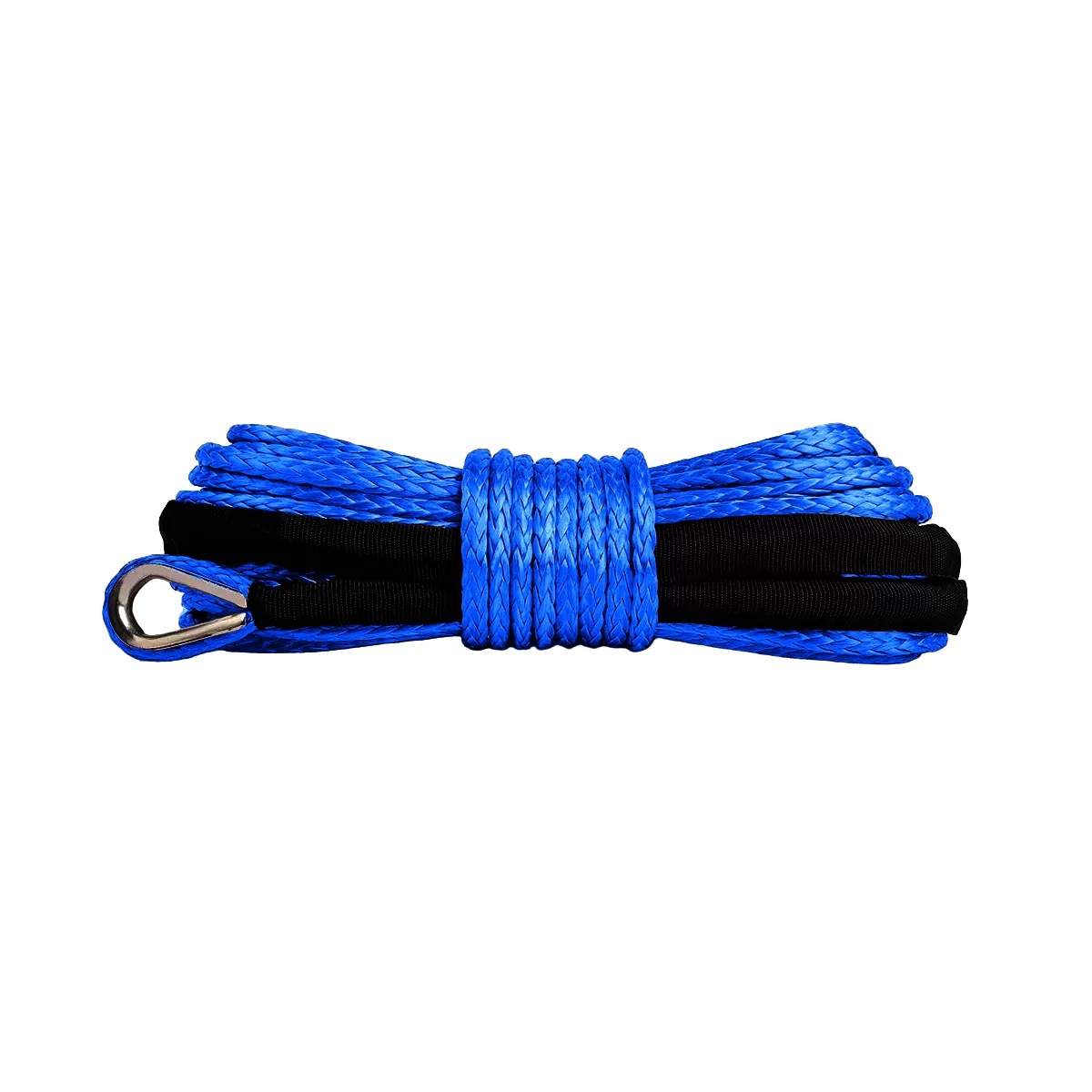ACCESORII - Sufa Syntetica Troliu ATV & SSV 6mm / 15m – Albastru – RopeHook