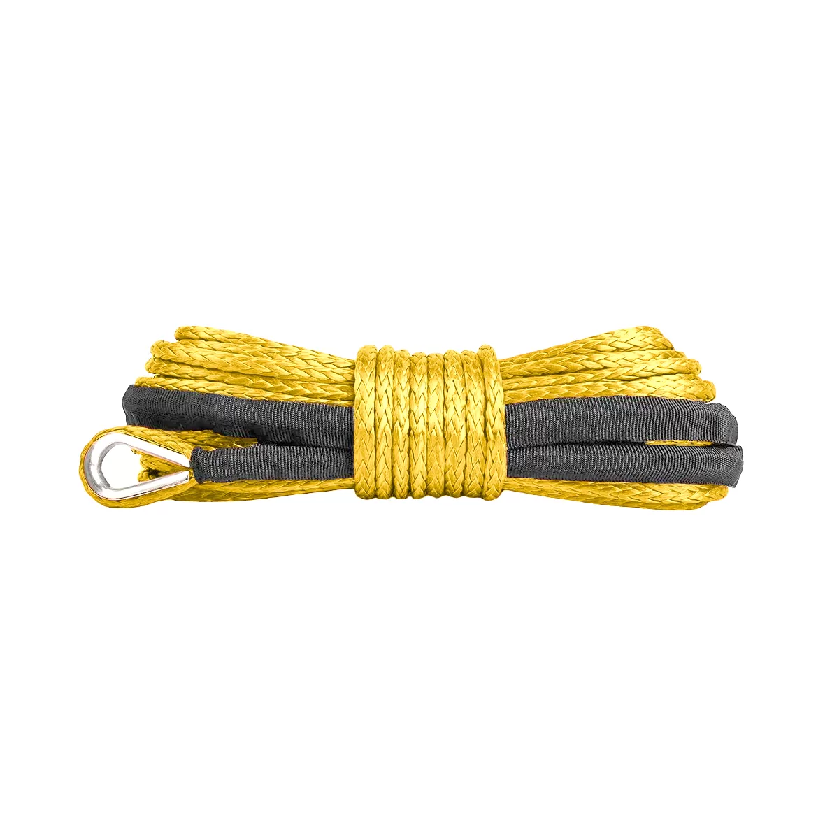 ACCESORII - Sufa Syntetica Troliu ATV & SSV 6mm / 15m – Galben – RopeHook