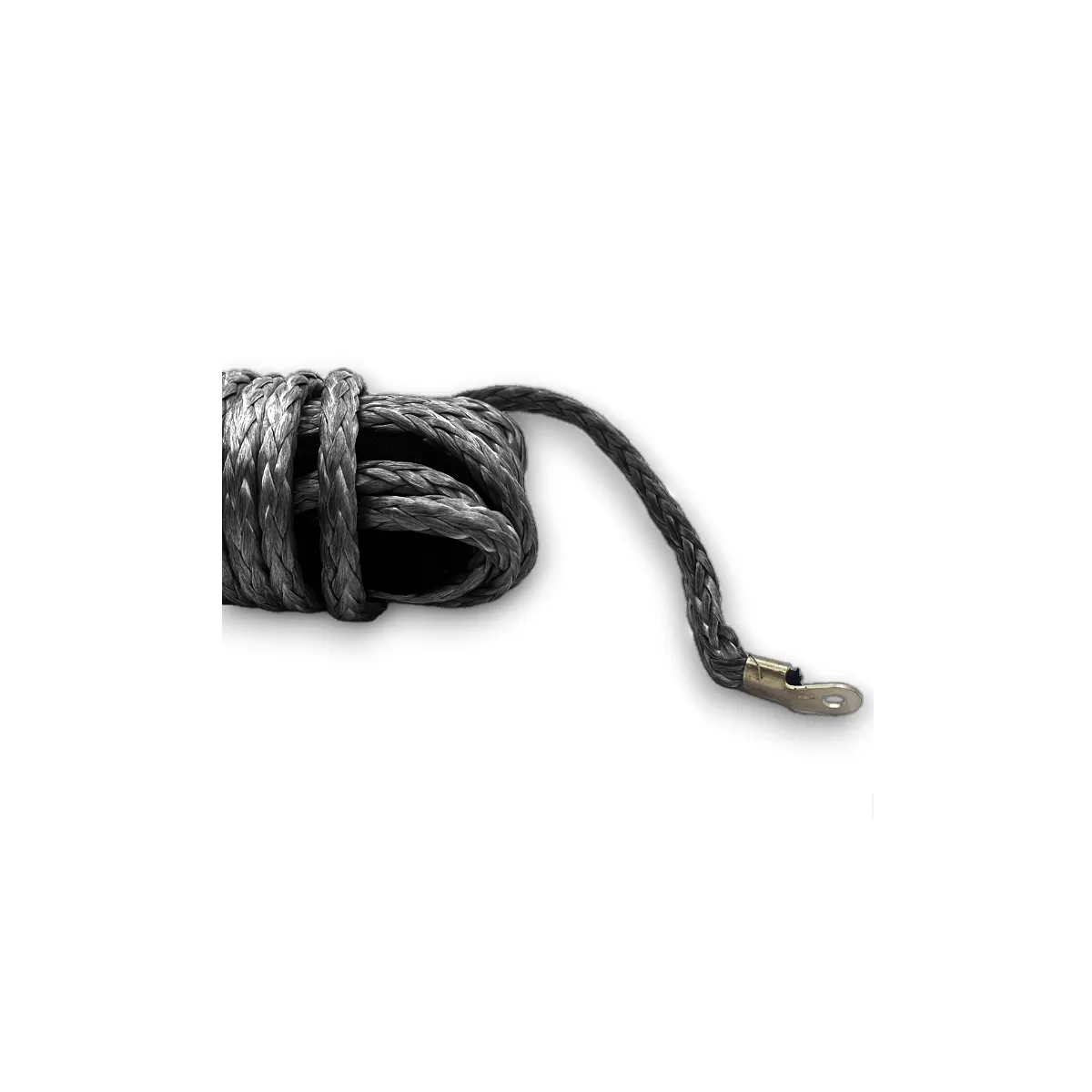 Sufa Syntetica Troliu ATV & SSV 6mm / 15m – Gri – RopeHook [3]