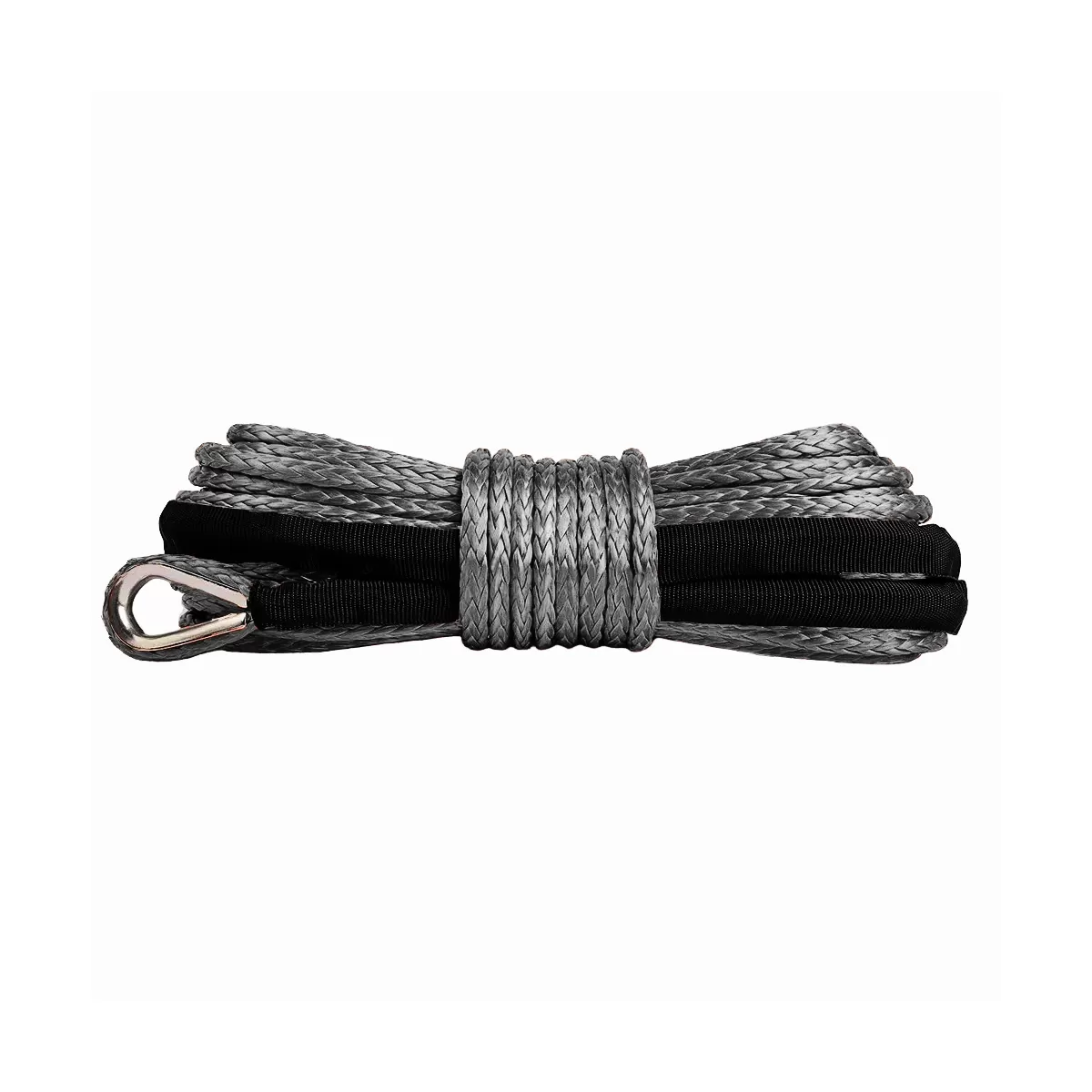 ACCESORII - Sufa Syntetica Troliu ATV & SSV 6mm / 15m – Gri – RopeHook