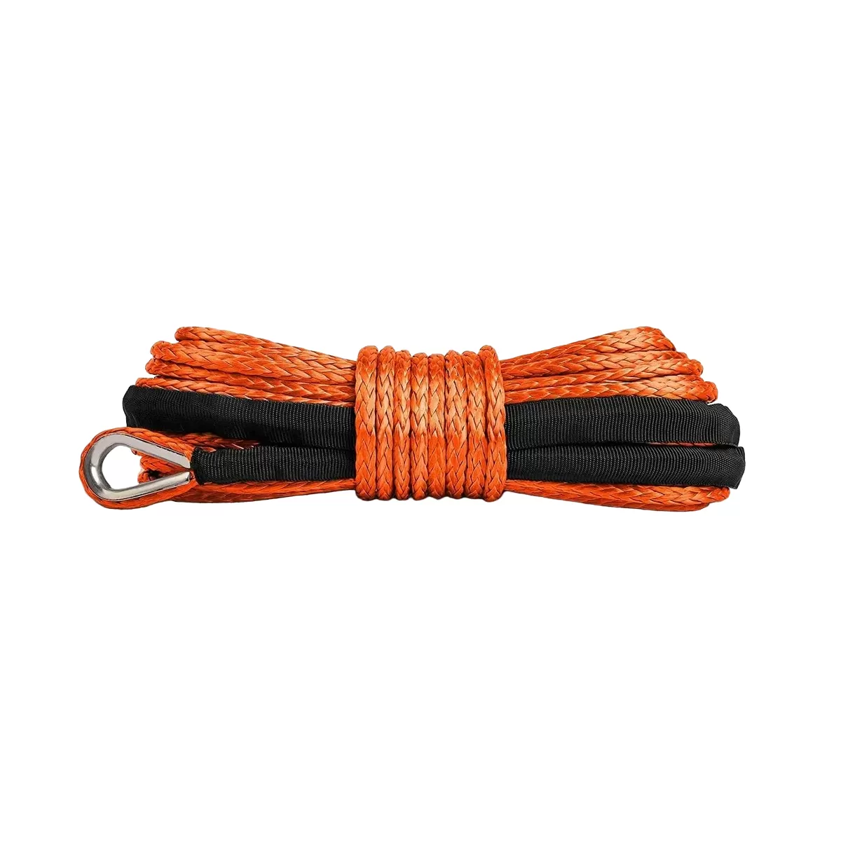 ACCESORII - Sufa Syntetica Troliu ATV & SSV 6mm / 15m – Portocaliu – RopeHook
