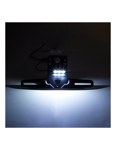 SUPORT NUMAR INMATRICULARE CU LED DIN ALUMINIU ATV / UTV NEGRU THE BEAST [3]