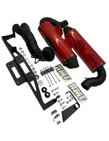 TOBA SPORT DUAL ATV CAN-AM Outlander 1000 MAX G3 ROSU BLACKOUT [1]