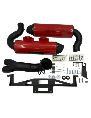 TOBE SPORT ATV / UTV - TOBA SPORT DUAL ATV CAN-AM Outlander 1000 MAX G3 ROSU BLACKOUT