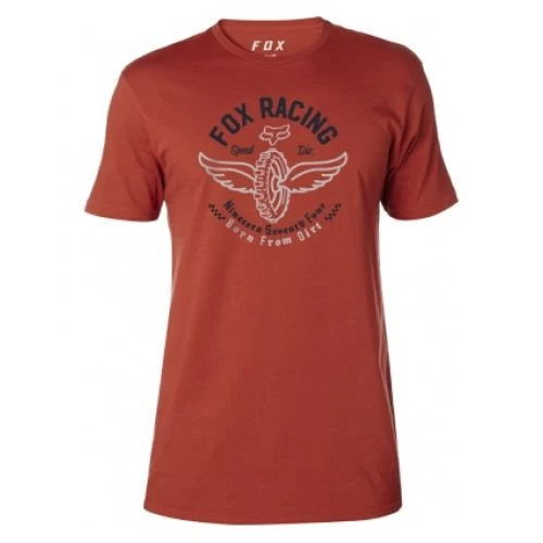 Reduceri ATV Moto - Casti, Echipamente si Imbracaminte - TRICOU FOX TIMELESS SS PREMIUM TEE RUST S