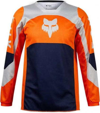 ECHIPAMENTE COPII - Tricou Moto MX Enduro Copii FOX 180 Nitro – Portocaliu Neon