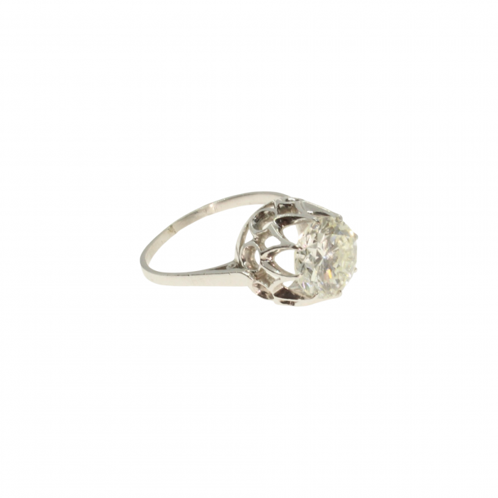 Inel platina cu diamant 2.32ct [2]