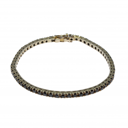 Magazin - Bratara din aur de 18K cu diamante negre