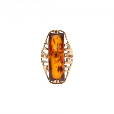 Inele - Inel aur galben 14K Chihlimbar