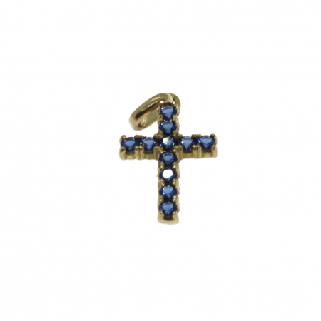 Pandantive - Pandantiv cruce aur galben 18K