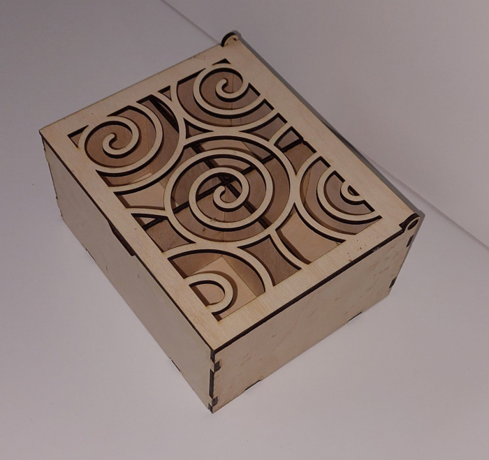 Cutie pentru ceai model decupat [1]