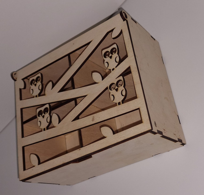 Cutie ceai -model cu bufniţe [3]