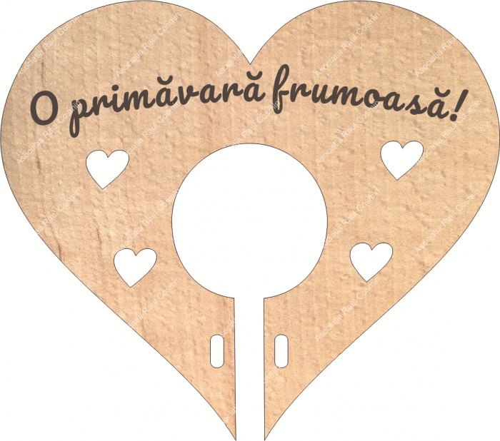 Martisor inima cu locas pentru acadea Lollypops [1]