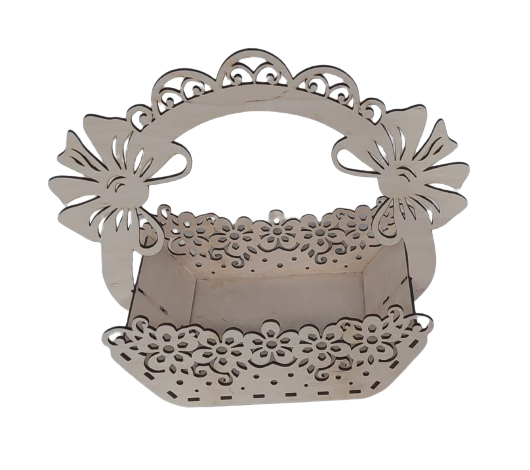 Coș cu funde din lemn [1]