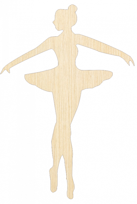 Balerină lemn natur - varianta 1 [1]