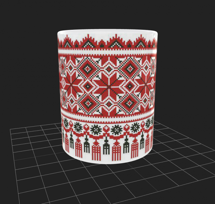 Cana alba cu model popular - tip 2 [1]