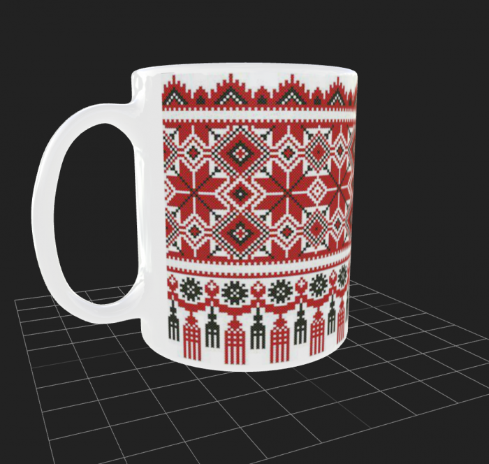 Cana alba cu model popular - tip 2 [3]