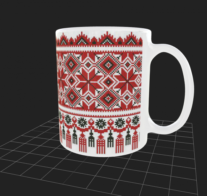 Cana alba cu model popular - tip 2 [2]