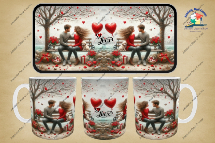 Cana alba de ziua îndrăgostiților - model 1 [4]