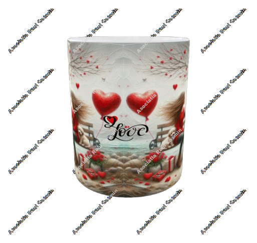 Cana alba de ziua îndrăgostiților - model 1 [2]