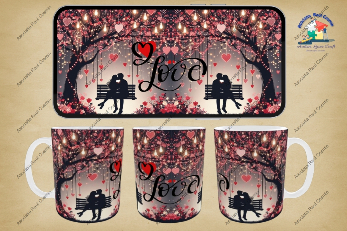 Cana alba de ziua îndrăgostiților - model 2 [4]