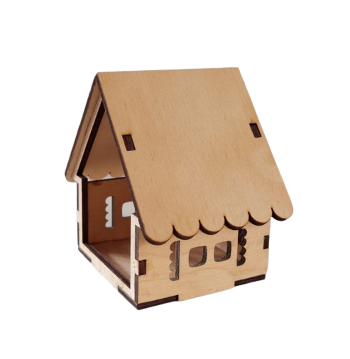 Căsută lemn cu decupaj [4]