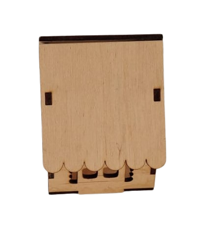 Căsută lemn cu decupaj [2]