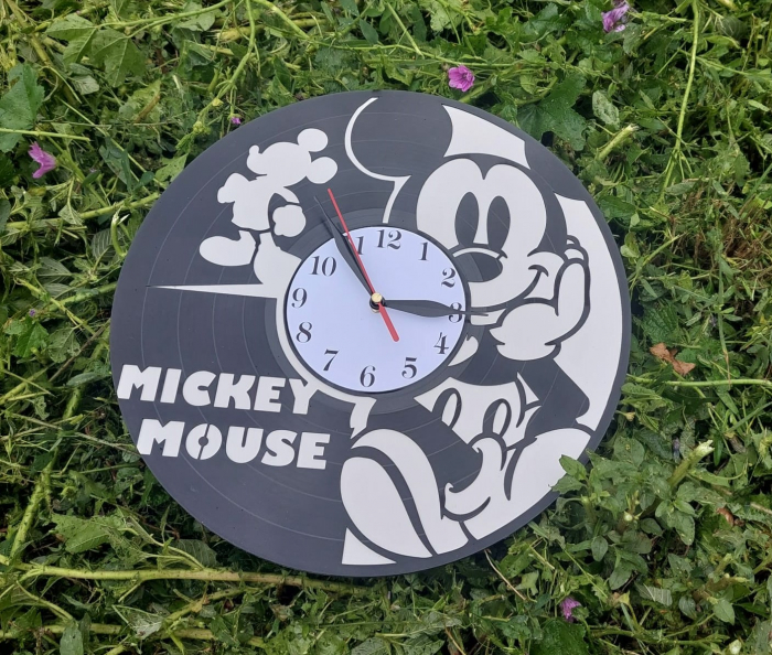 Ceas de perete vinil - Mickey Mouse [2]