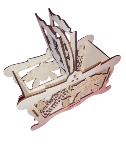 Coș pentru oua de Paste tip poșetă [3]