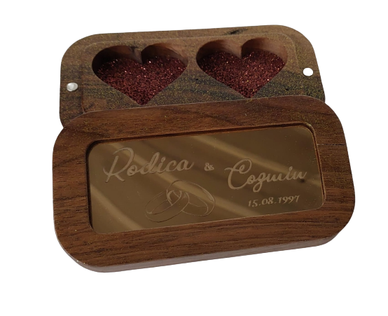 Cutie Verighete din lemn [3]