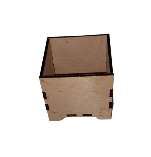 Cutie lemn aranjament floral [1]