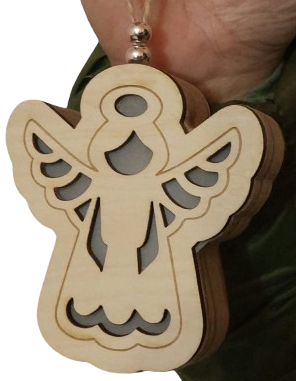 Decoratiune de Craciun cu led - model ingeras [1]