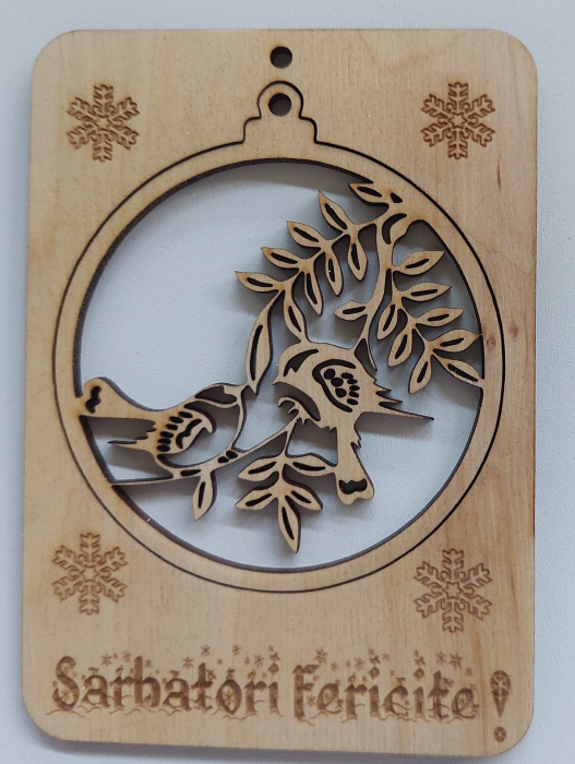 Felicitare - Glob cu păsărele [1]