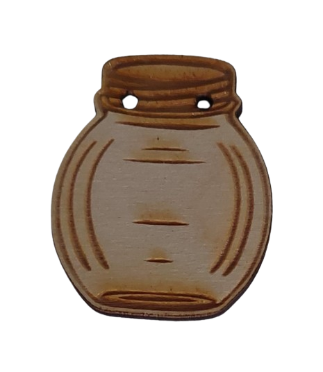 Figurină lemn - borcan [1]