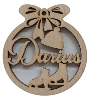 Glob personalizat cu căciulă și patine [1]