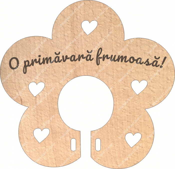 Martisor floare cu locas pentru acadea Lollypops [1]