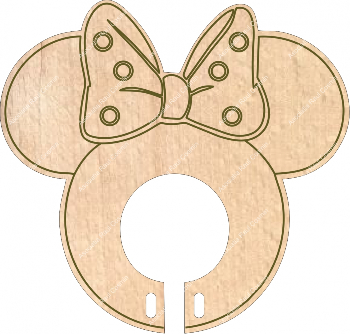 Martisor Minnie Mouse cu locas pentru acadea Lollypops [1]