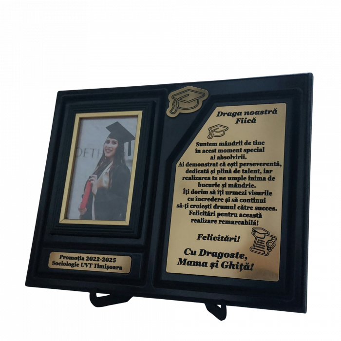 Plachetă de Absolvire Personalizată - Un Cadou Memorabil pentru Ocazii Speciale [1]