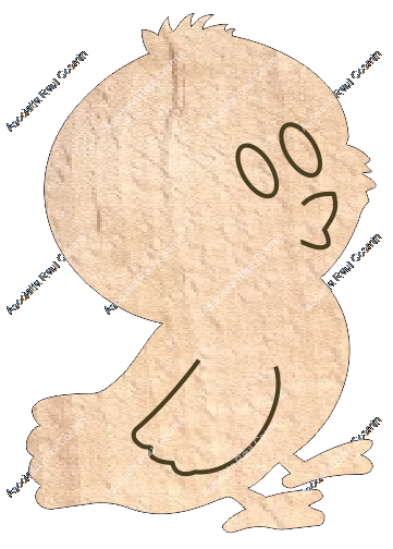 Pui- baza lemn pentru mărțișor [1]